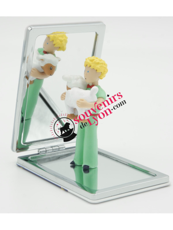 Pocket mirror The Little Prince light blue Souvenirsdelyon.com