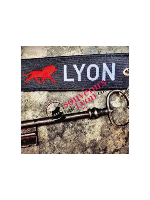 Porte-clés Lyon Onlylyon chez Souvenirsdelyon.com