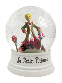 Boule à neige Petit Prince et la Rose chez Souvenirsdelyon.com