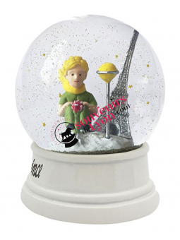 Boule à neige le Petit Prince et la tour Eiffel chez Souvenirsdelyon.com