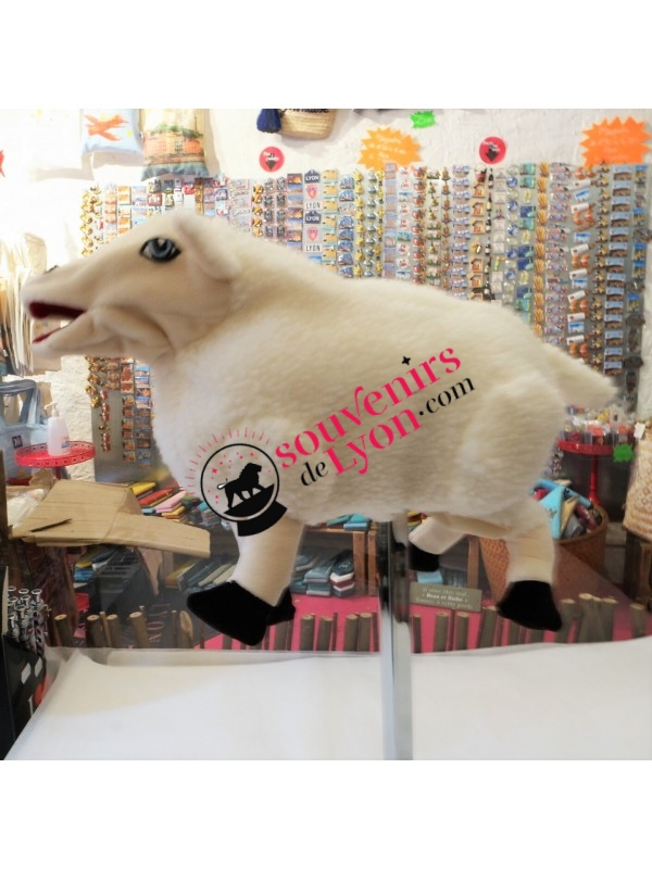 Handpuppet sheep 3 on Souvenirsdelyon.com