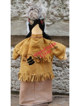 Marionnette l'Indien des Amériques chez Souvenirsdelyon.Com