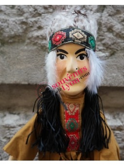 Marionnette l'Indien des Amériques 2 chez Souvenirsdelyon.Com