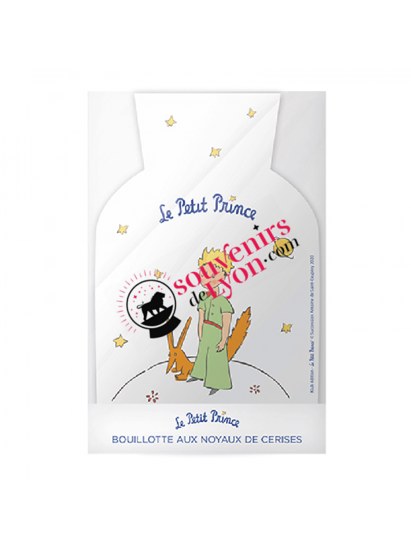 Bouillotte noyaux de cerises le Petit Prince et le Renard chez Souvenirsdelyon.com
