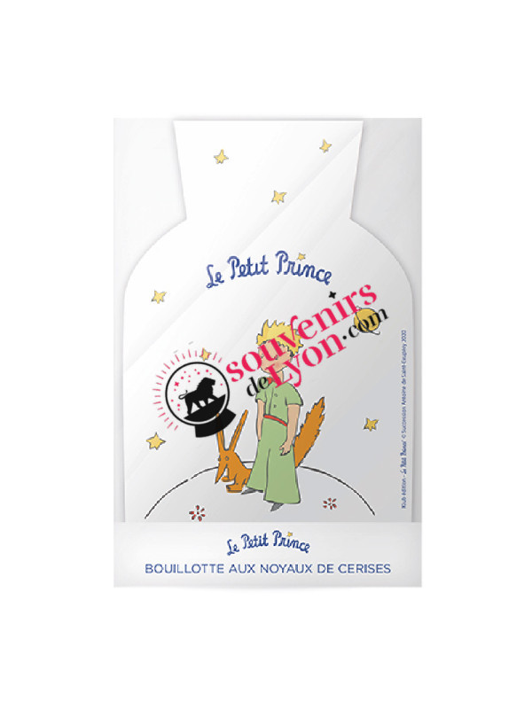 Cherry stone hot water bottle The Little Prince and the Fox on Souvenirsdelyon.com
