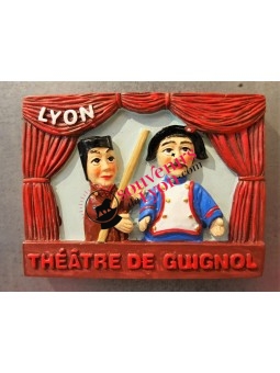 Coffret 5 Marionnettes du théâtre de Guignol – Vieux Lyon Souvenirs