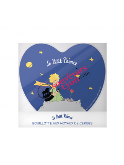 The Little Prince and the Rose cherry stone heart hot water bottle on Souvenirsdelyon.com