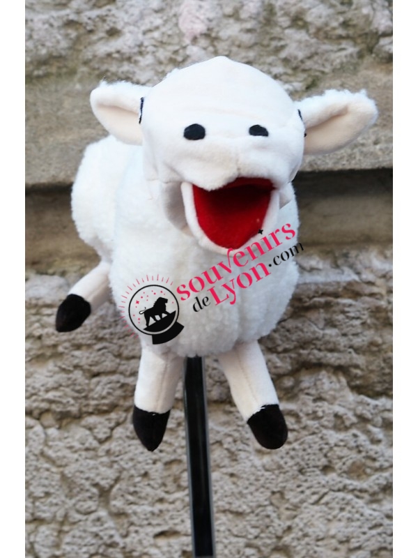 Handpuppet sheep on Souvenirsdelyon.com