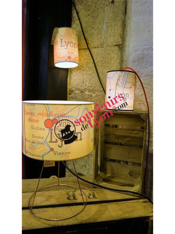Lyon Geography lamp Souvenirsdelyon.com