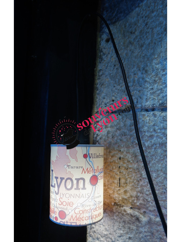Lyon Geography lamp Souvenirsdelyon.com