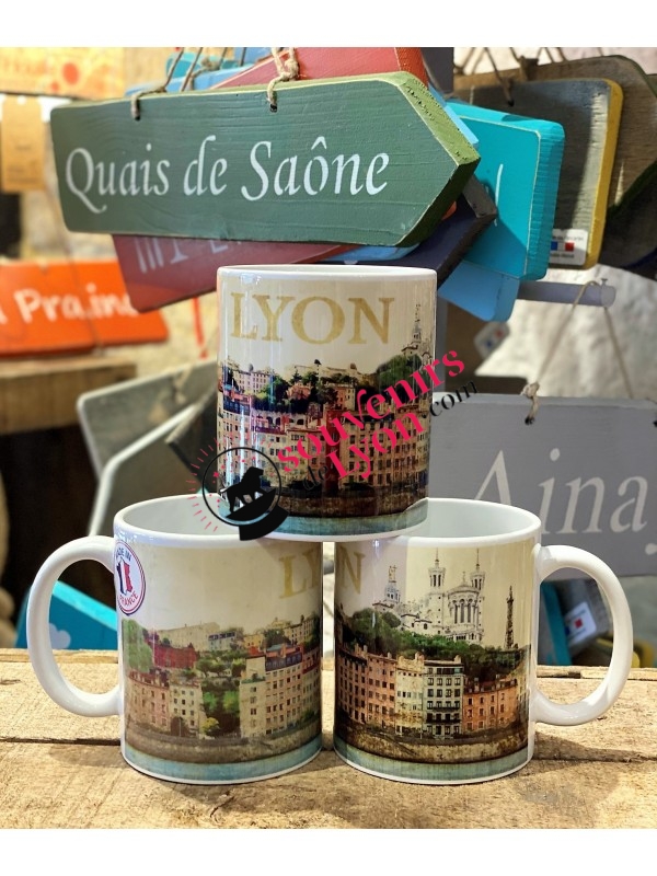 Mug Lyon vintage chez Souvenirsdelyon.com