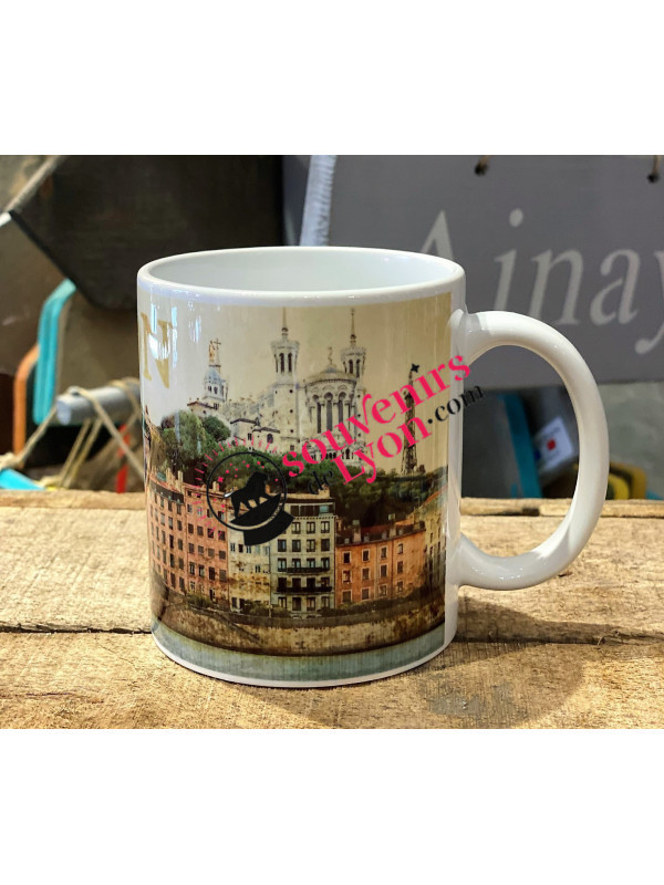 Vintage Lyon Mug Souvenirsdelyon.com