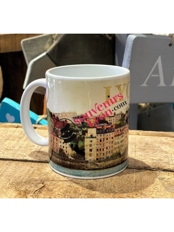 Vintage Lyon Mug Souvenirsdelyon.com