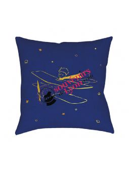 Filled cushion the Little Prince aviator Souvenirsdelyon.com