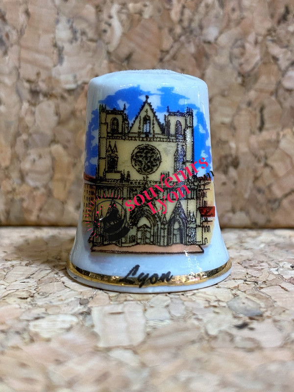 Collection thimble Lyon Saint Jean Cathedral Souvenirsdelyon.Com