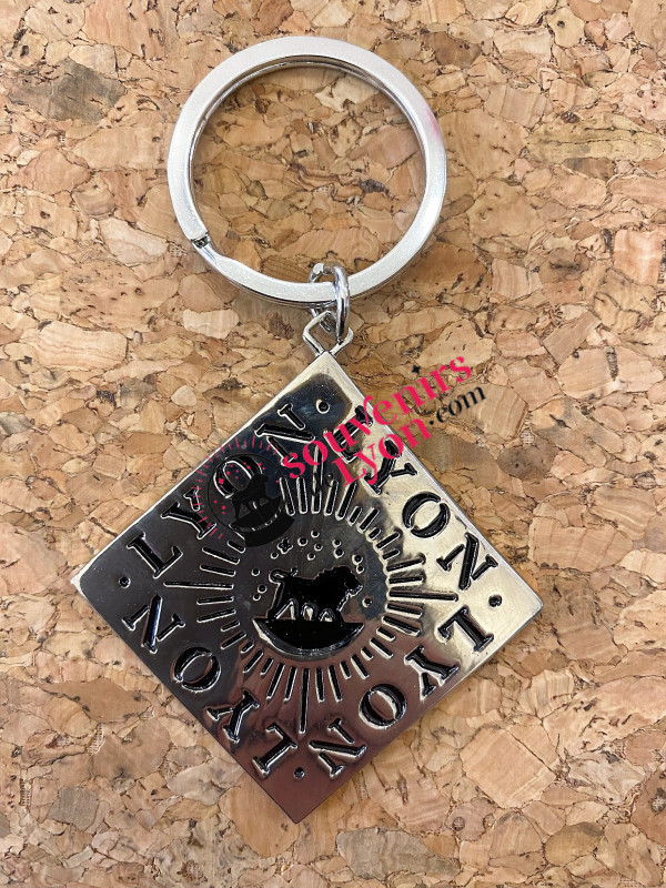 Lyon Square key ring Souvenirsdelyon.Com