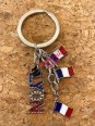 Lyon tricolor key ring Souvenirsdelyon.com