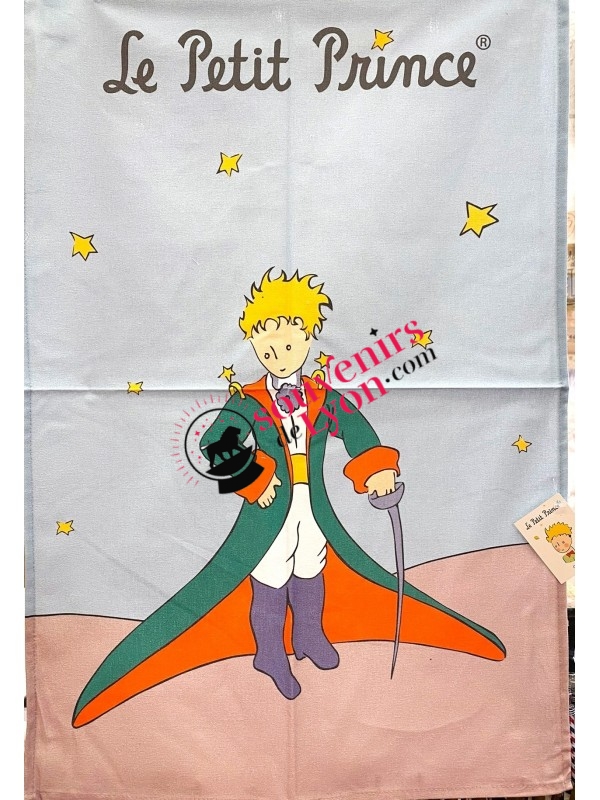 Tea towel The Little Prince in a cape Souvenirsdelyon.com