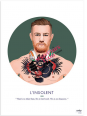 L'insolent - Conor McGregor - Affiche Asap chez Souvenirsdelyon.com