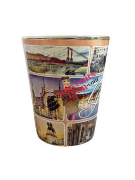 Verre à shooter lyon multivues chez Souvenirsdelyon.com