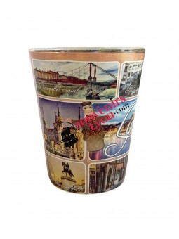 Verre à shooter lyon multivues chez Souvenirsdelyon.com