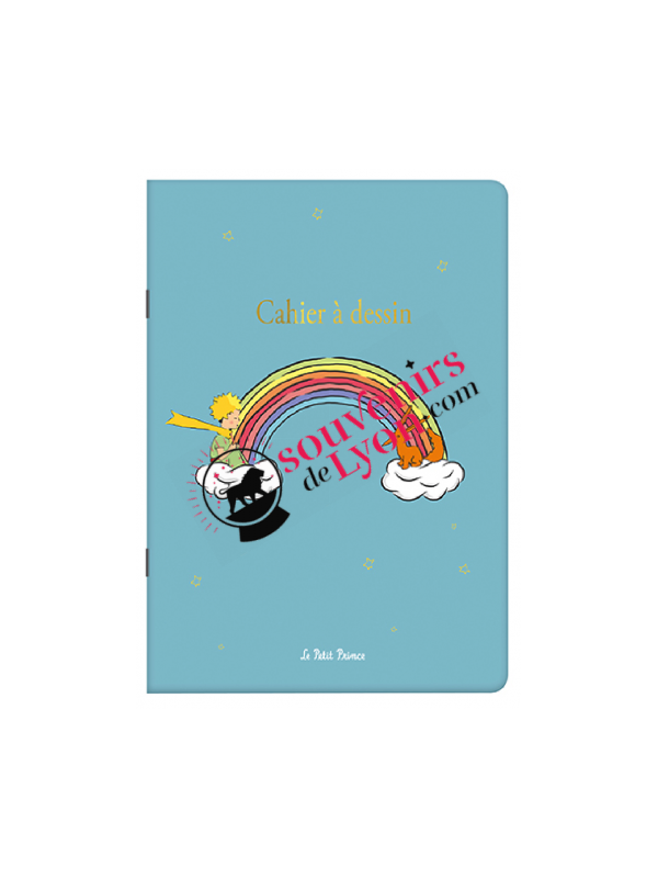 Cahier à dessin Le Petit Prince arc en ciel chez Souvenirsdelyon.com
