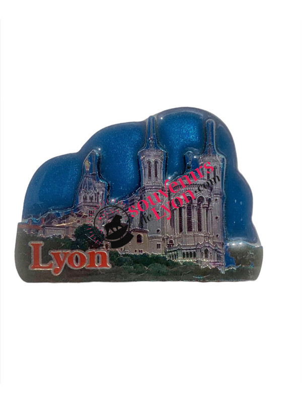 Magnet Lyon Basilica of Fourvière cloud