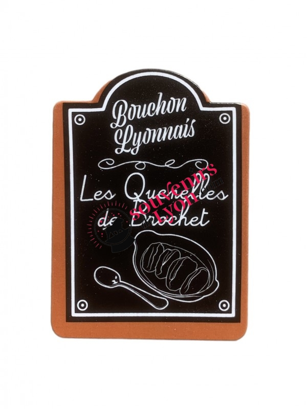 Magnet Lyon Quenelles de brochet chez Souvenirsdelyon.Com