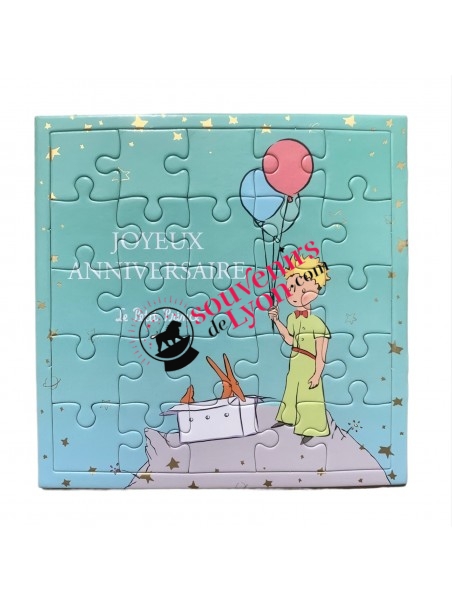 Carte postale Puzzle 25 pièces Le Petit Prince chez Souvenirsdelyon.com