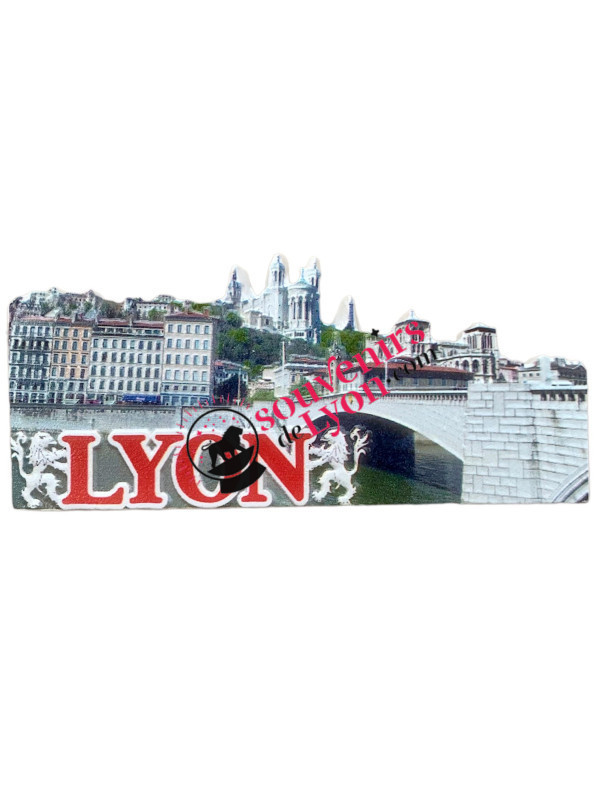 Magnet Lyon view of Old Lyon souvenirsdelyon.com