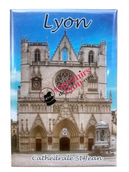 Magnet Lyon Lyon Cathédrale Saint Jean chez Souvenirsdelyon.com