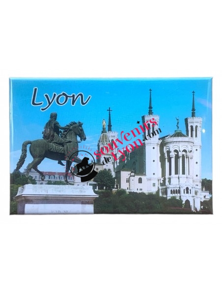 Magnet Lyon Louis XIV chez Souvenirsdelyon.com