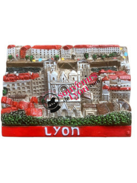 Magnet Lyon Cathedral Saint Jean  Souvenirsdelyon.com
