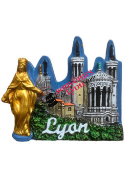 Magnet Lyon Basilica of Fourvière Souvenirsdelyon.com