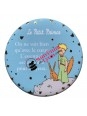 Magnet rond le Petit Prince et le Renard sur l'asteroïde chez Souvenirsdelyon.com