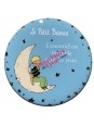 Round magnet The Little Prince at the moon Souvenirsdelyon.com