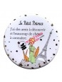Round magnet The Little Prince and the Eiffel Tower Souvenirsdelyon.com