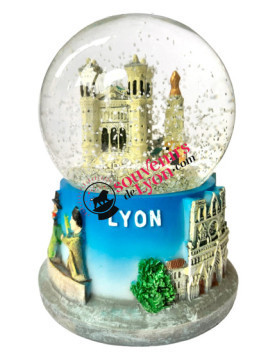 Boule à neige Lyon Fourvière 5 grande chez Souvenirsdelyon.com