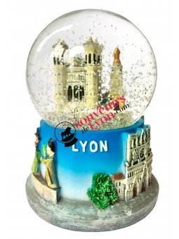 Boule à neige Lyon Fourvière 5 grande chez Souvenirsdelyon.com