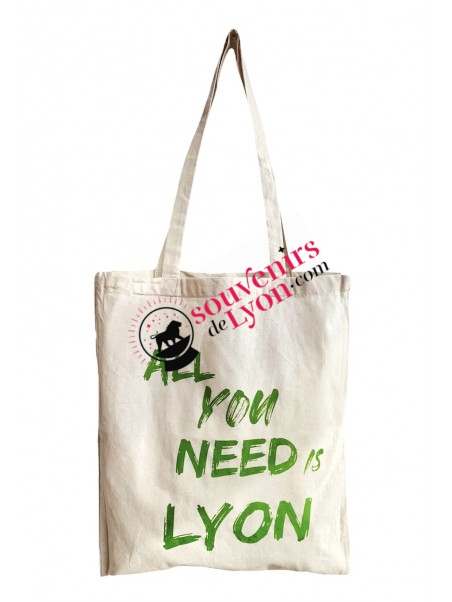 Tote Bag All you need is Lyon Souvenirsdelyon.com