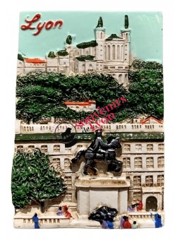 Magnet Lyon Basilica of Fourvière  Souvenirsdelyon.com