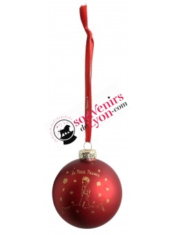 Boule de Noël Le Petit Prince planète chez souvenirsdelyon.com