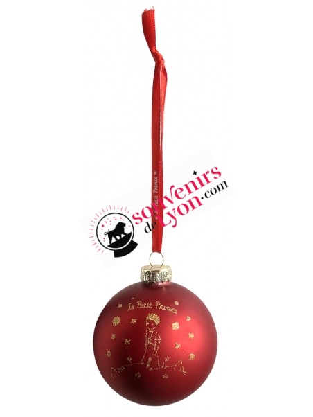 Boule de Noël Le Petit Prince planète chez souvenirsdelyon.com