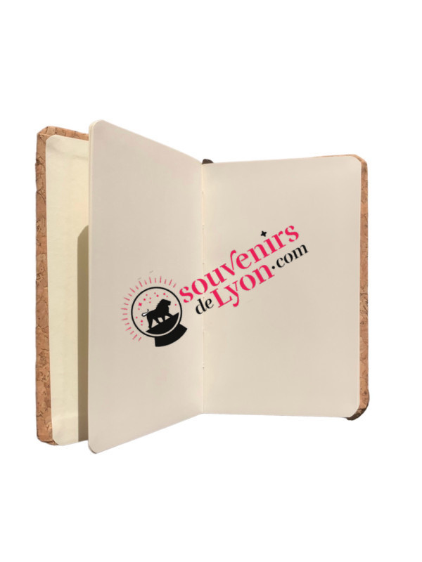 Notebook Lyon stars cork A5 souvenirsdelyon.com