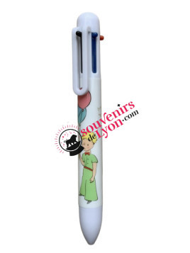 Stylo 6 Couleurs Le Petit Prince et ses ballons chez souvenirsdelyon.com