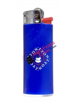 Lyon France Mini Lighter Bic blue souvenirsdelyon.com
