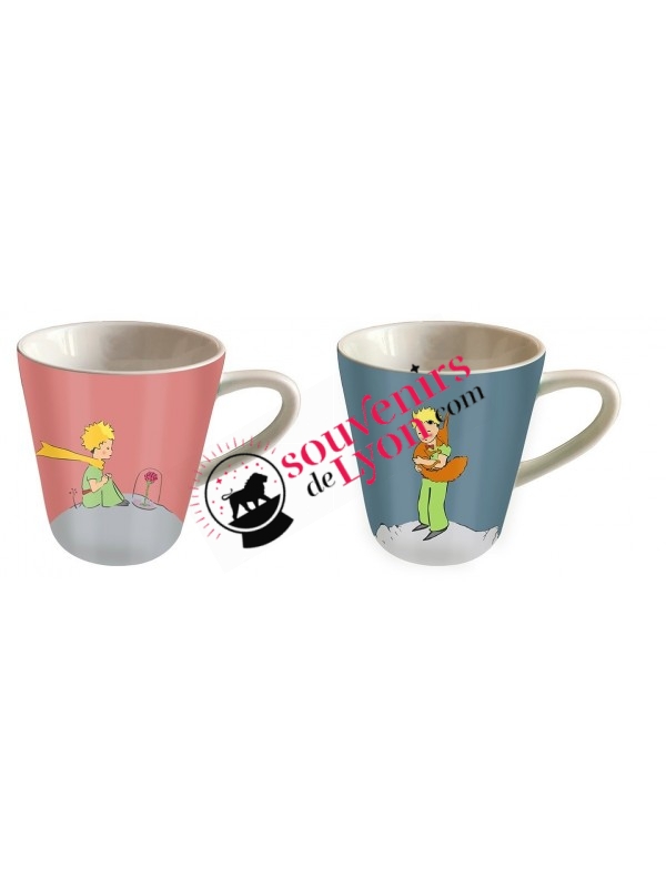 Duo Mini Mug Conique le Petit Prince  chez Souvenirsdelyon.com