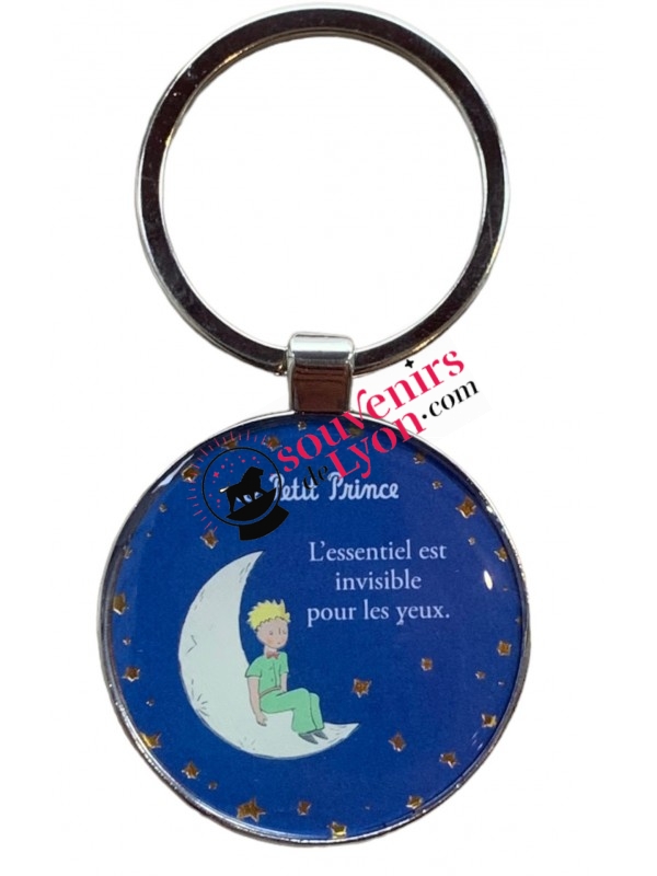 Porte-clés le Petit Prince sur la lune chez Souvenirsdelyon.com