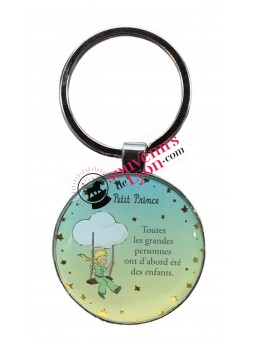 Porte-clés le Petit Prince sur la balançoire chez Souvenirsdelyon.com