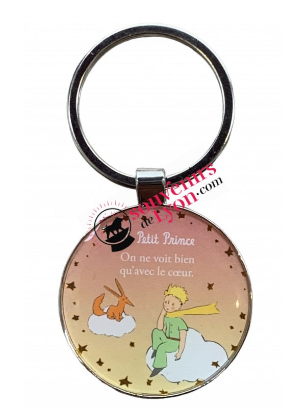The Little Prince and the fox key ring Souvenirsdelyon.Com